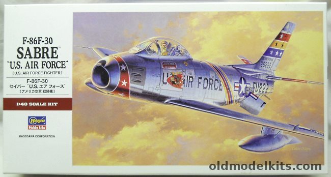 Hasegawa 1/48 North American F-86F Sabre - USAF 21st FBW Commanders Aircraft / 8th FBW Commanders Aircraft, PT13 plastic model kit